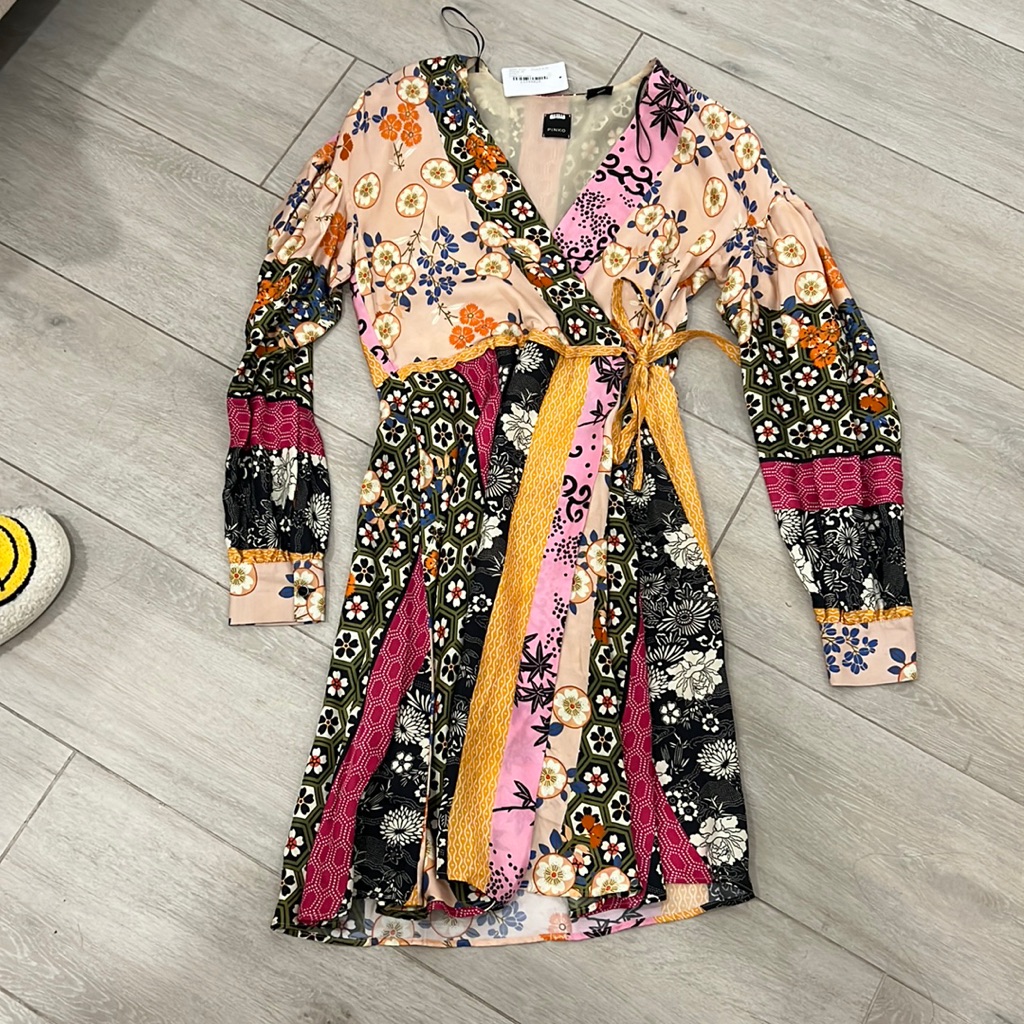 Pinko Mixed Florals Dress